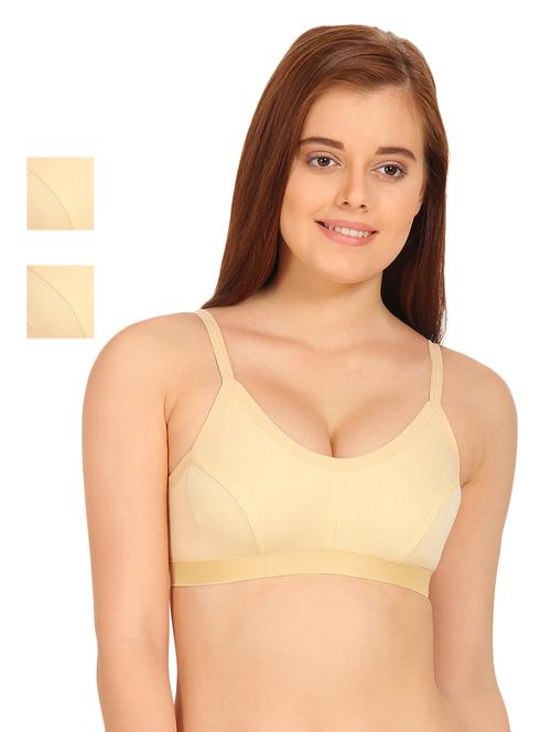 set of 3 cotton blend sports bra - 17452780 - Very Small Image - 1