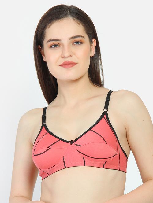 floral patch printed bra - 17452841 - Very Small Image - 1