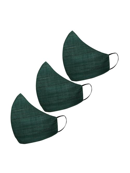 green cotton printed men mask - 17454791 - Very Small Image - 1