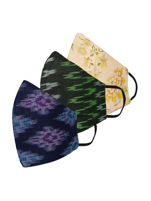 multi colored cotton printed men mask - 17454813 - Very Small Image - 1
