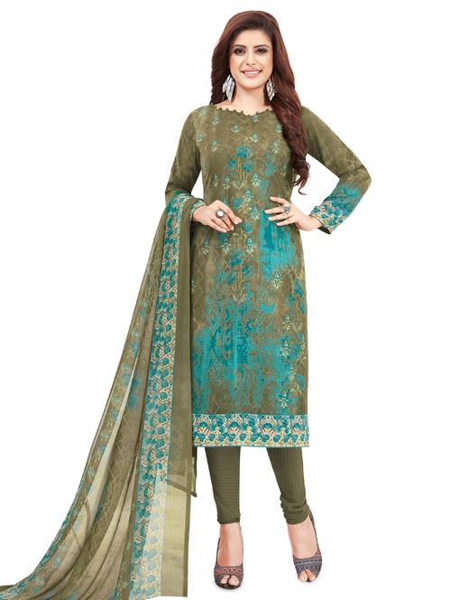 printed unstitched suit - 17454941 - Very Small Image - 1