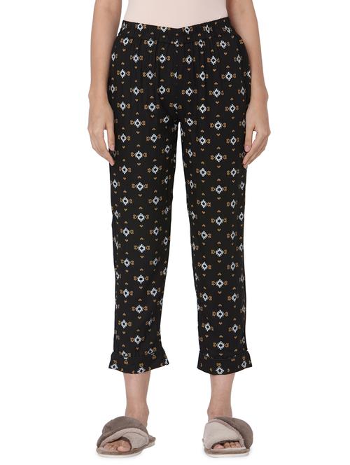 black cotton pajama - 17456050 - Very Small Image - 1