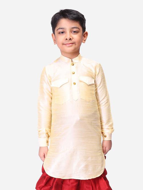 dupion silk kurta - 17456705 - Very Small Image - 1