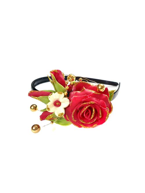 unique indian crafts handmade artificial jewellery hairband - 17456996 - Very Small Image - 1