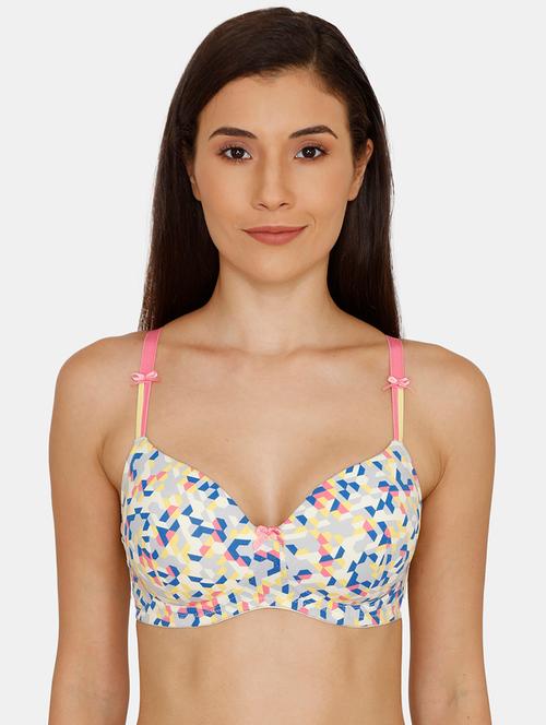 bow patch t-shirt bra - 17457377 - Very Small Image - 1
