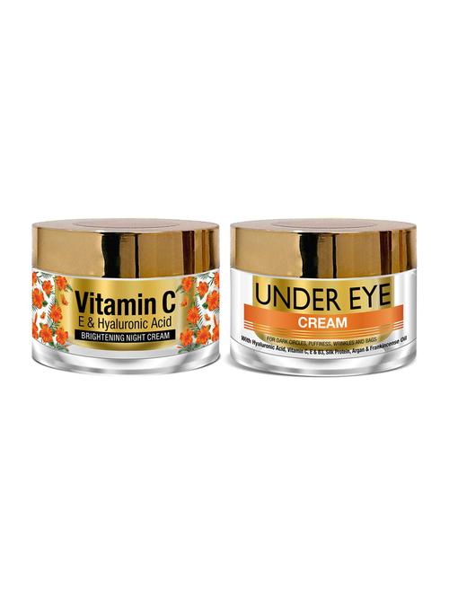 stbotanica brightening night care combo | vitamin c night cream + under eye cream ( 50g each) - 17457615 - Very Small Image - 1