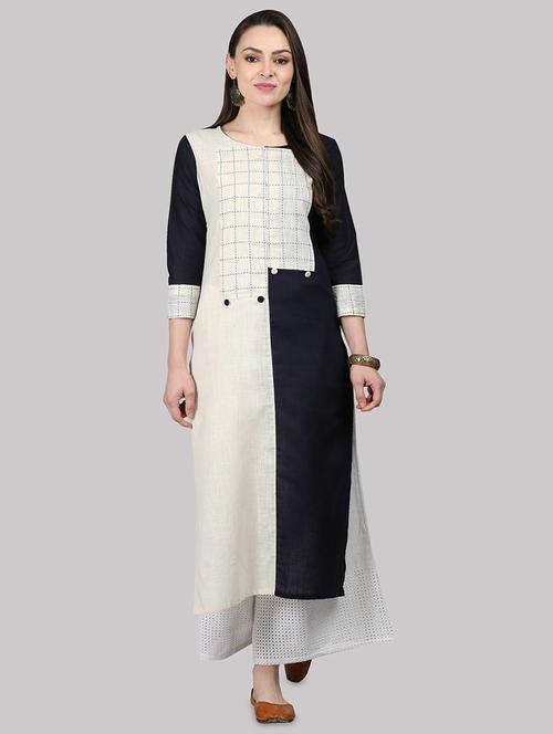 women's straight kurta - 17457737 - Very Small Image - 1
