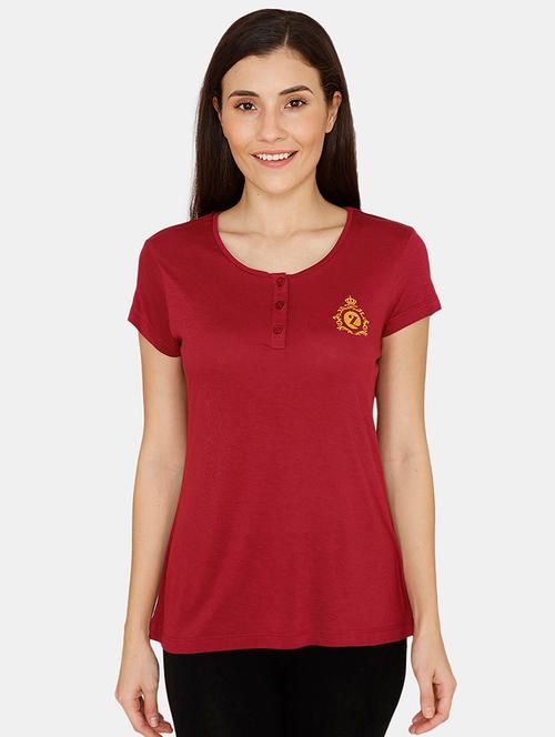 round neck sleep tee - 17457821 - Very Small Image - 1