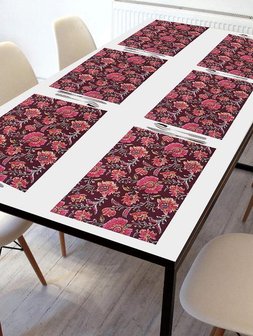 cotton dining table place mats (set of 6) - 17458572 - Very Small Image - 1