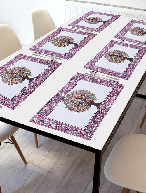 cotton dining table place mats (set of 6) - 17458577 - Very Small Image - 1