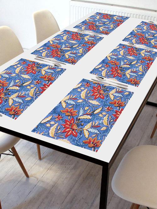 cotton dining table place mats (set of 6) - 17458580 - Very Small Image - 1