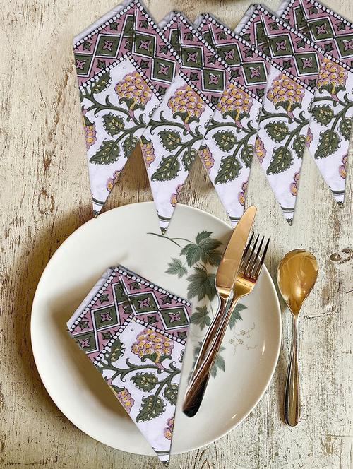 cotton multipurpose kitchen napkin (pack of 6) - 17458697 - Very Small Image - 1