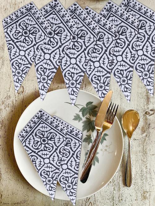 cotton multipurpose kitchen napkin (pack of 8) - 17458727 - Very Small Image - 1