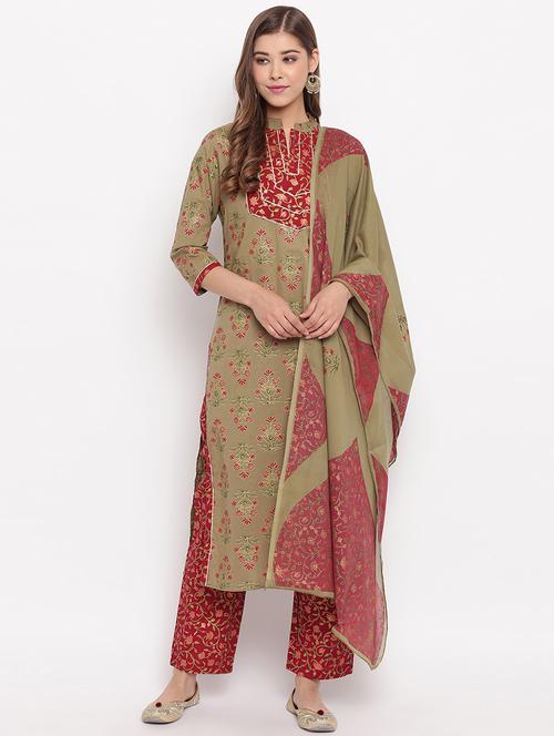 foil print suit set - 17459725 - Very Small Image - 1