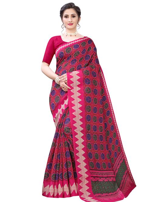 floral printed saree - 17459895 - Very Small Image - 1