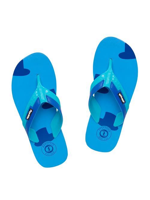 blue rubber slip on flip flops - 17460757 - Very Small Image - 1
