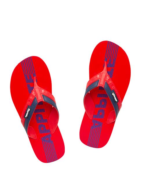 red rubber slip on flip flops - 17460762 - Very Small Image - 1
