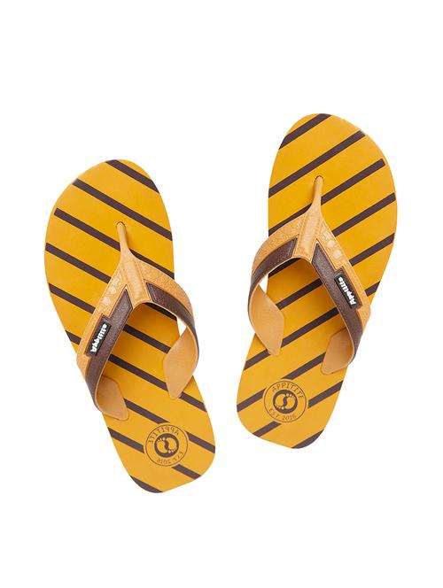 tan rubber slip on flip flops - 17460772 - Very Small Image - 1