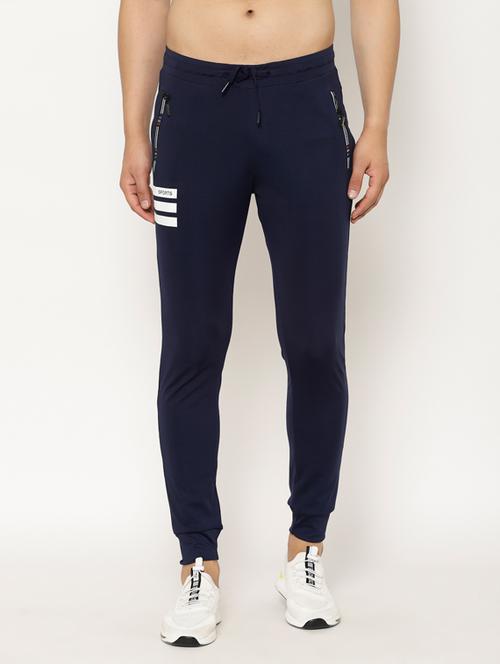 navy blue printed jogger - 17461254 - Very Small Image - 1