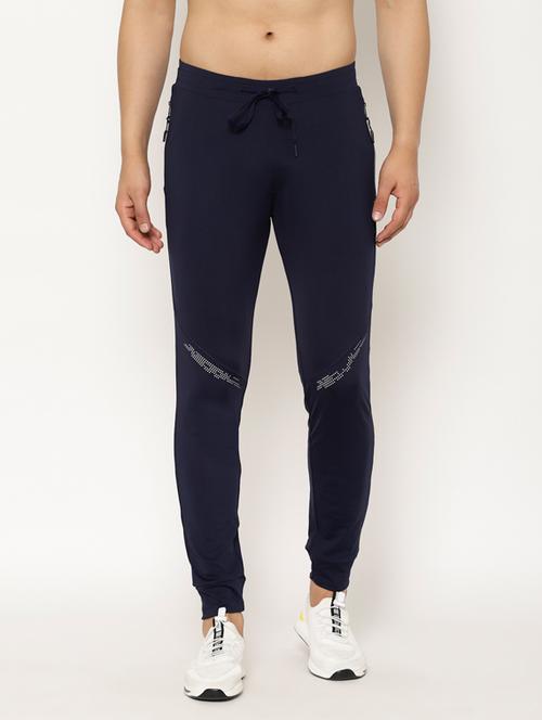navy blue solid jogger - 17461257 - Very Small Image - 1