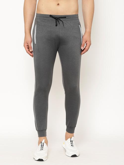 grey solid jogger - 17461281 - Very Small Image - 1