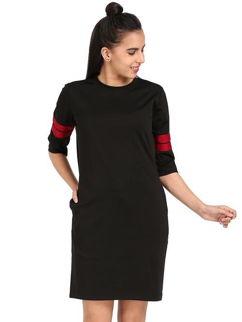 contrast detail shirt dress - 17461458 - Very Small Image - 1