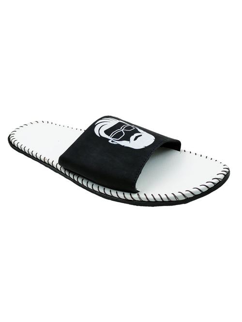 white synthetic & mesh slip on flip flops - 17462120 - Very Small Image - 1