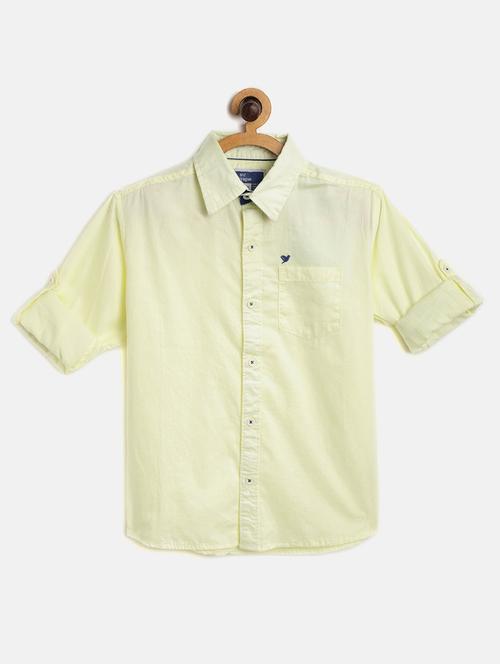 yellow cotton shirt - 17463409 - Very Small Image - 1