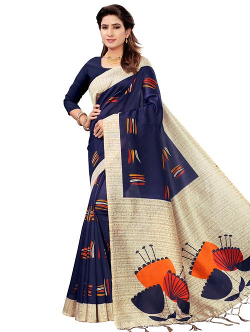 abstract printed saree - 17465975 - Very Small Image - 1