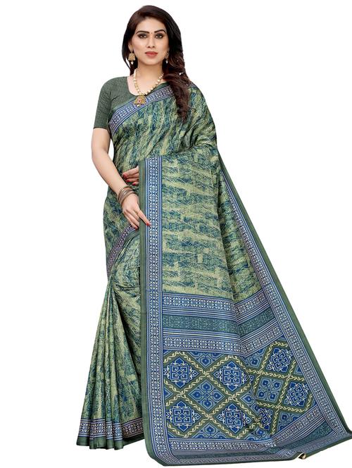 floral printed saree - 17466385 - Very Small Image - 1