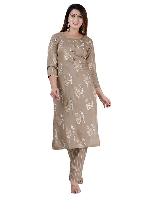 floral kurta pant set - 17466887 - Very Small Image - 1