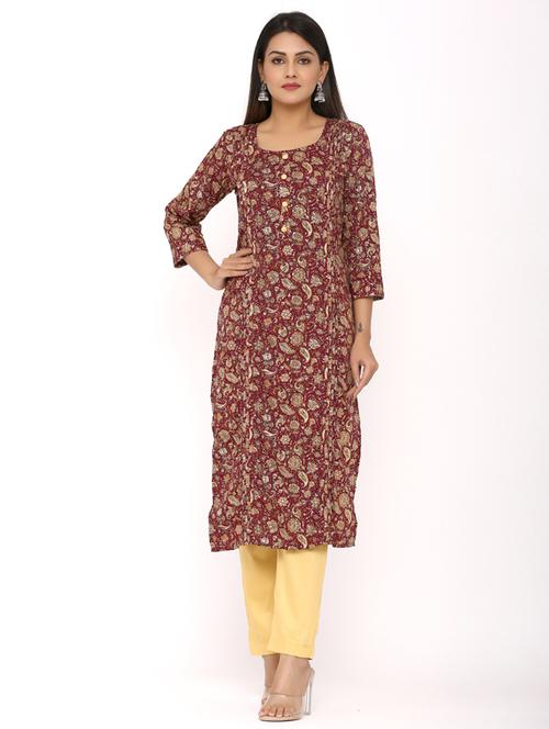 floral kurta pant set - 17467111 - Very Small Image - 1