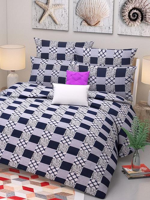 galce cotton double bedsheet with 2 pillow covers - 17467289 - Very Small Image - 1