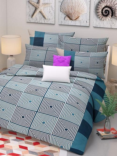 galce cotton double bedsheet with 2 pillow covers - 17467290 - Very Small Image - 1