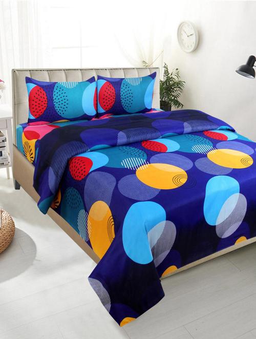 galce cotton double bedsheet with 2 pillow covers - 17467297 - Very Small Image - 1