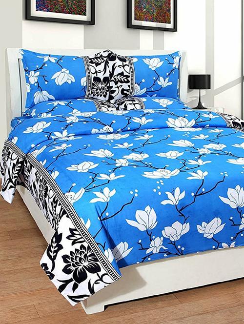 galce cotton double bedsheet with 2 pillow covers - 17467373 - Very Small Image - 1