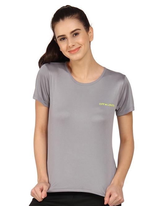 round neck solid tee - 17467382 - Very Small Image - 1
