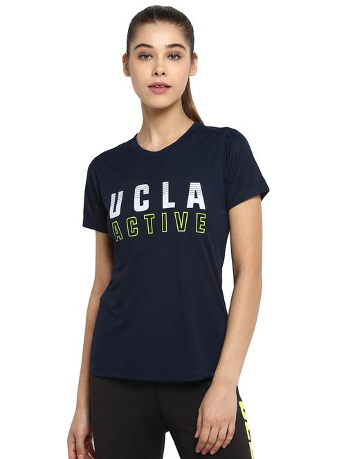 round neck typography tee - 17467385 - Very Small Image - 1