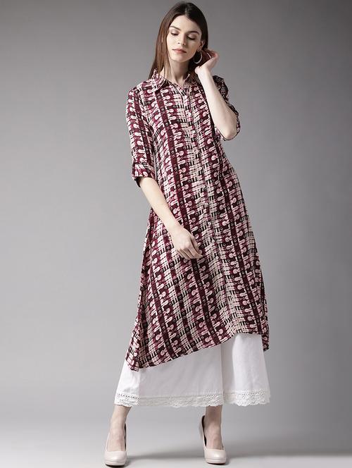 printed a-line kurta - 17467813 - Very Small Image - 1