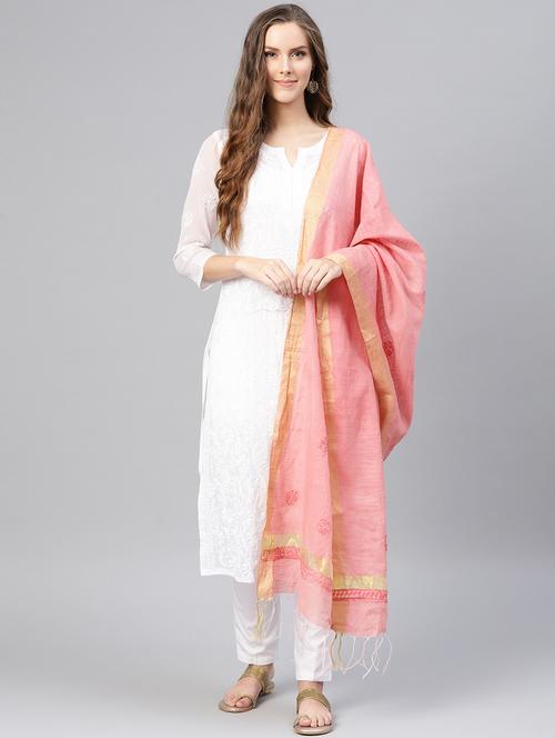 solid plain dupatta - 17467849 - Very Small Image - 1