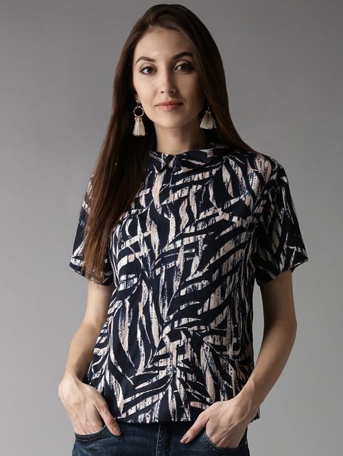 tie back printed top - 17468891 - Very Small Image - 1