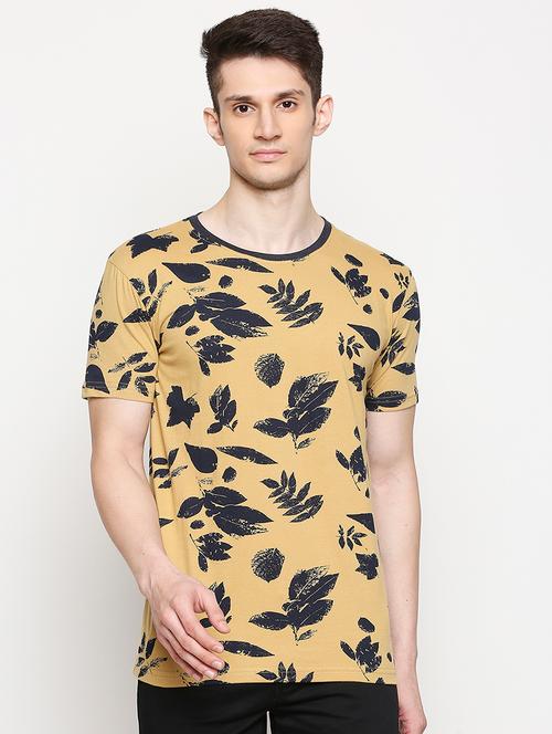 brown printed t-shirt - 17469262 - Very Small Image - 1