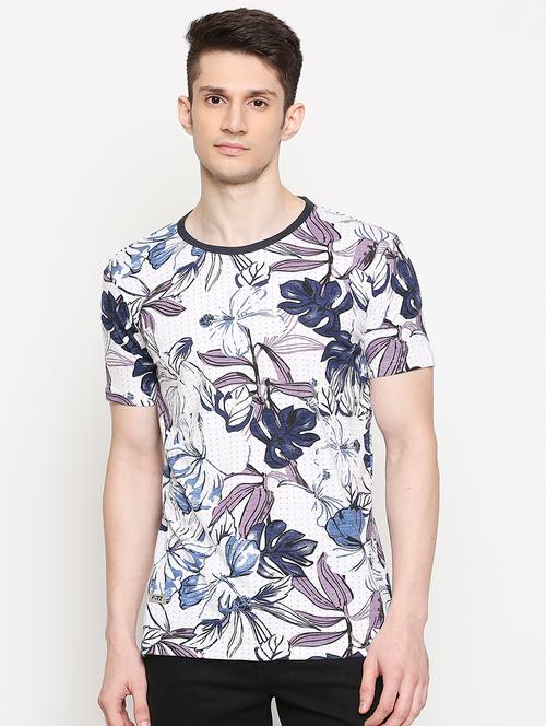 white printed t-shirt - 17469264 - Very Small Image - 1