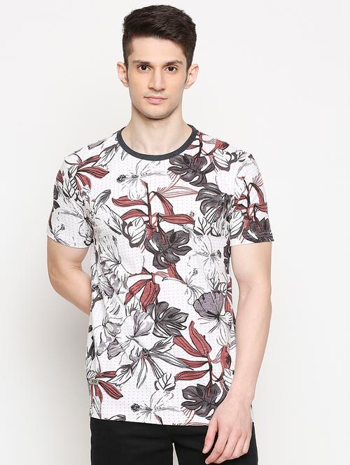 white printed t-shirt - 17469265 - Very Small Image - 1
