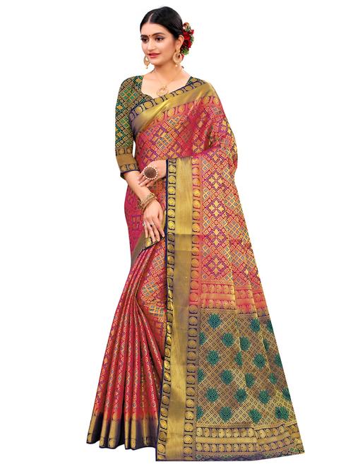 self design kanjivaram saree - 17469549 - Very Small Image - 1