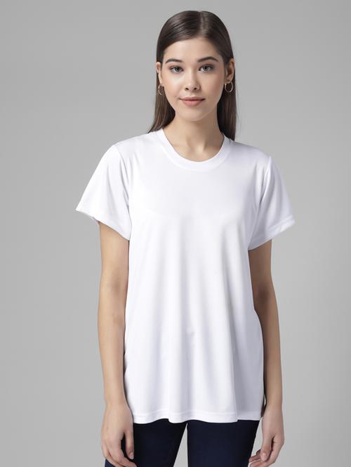 white polyester regular top - 17470662 - Very Small Image - 1