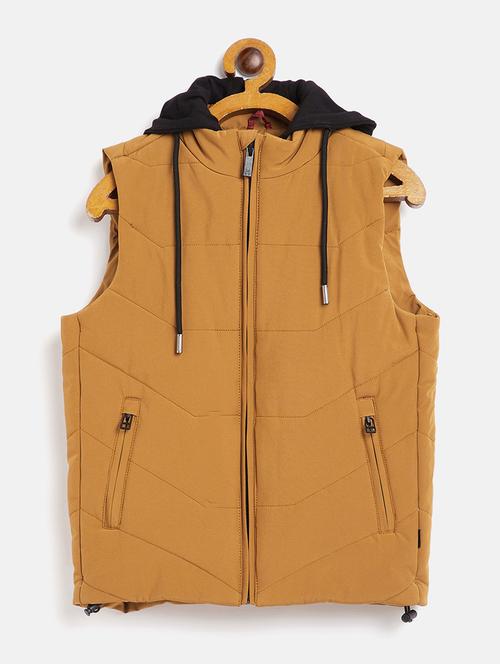 yellow polyester quilted jackets - 17470795 - Very Small Image - 1
