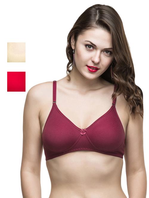 set of 3 detachable strap t-shirt bra - 17471904 - Very Small Image - 1