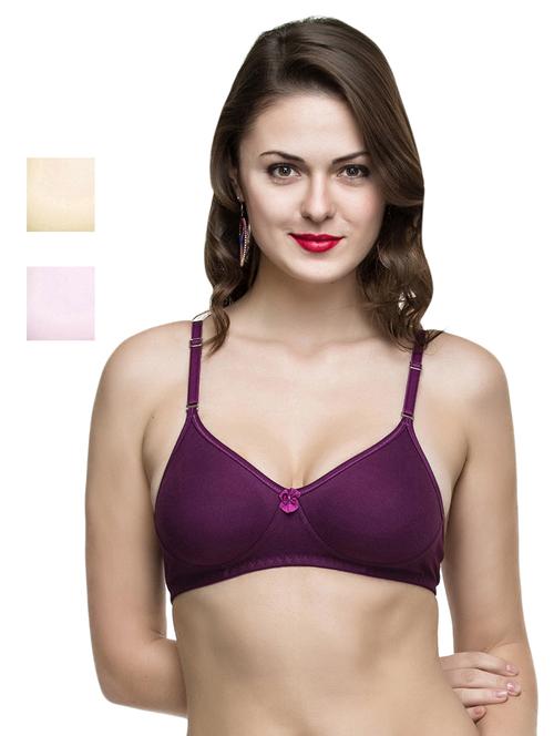 set of 3 detachable strap t-shirt bra - 17471919 - Very Small Image - 1