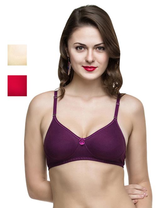 set of 3 detachable strap t-shirt bra - 17471941 - Very Small Image - 1